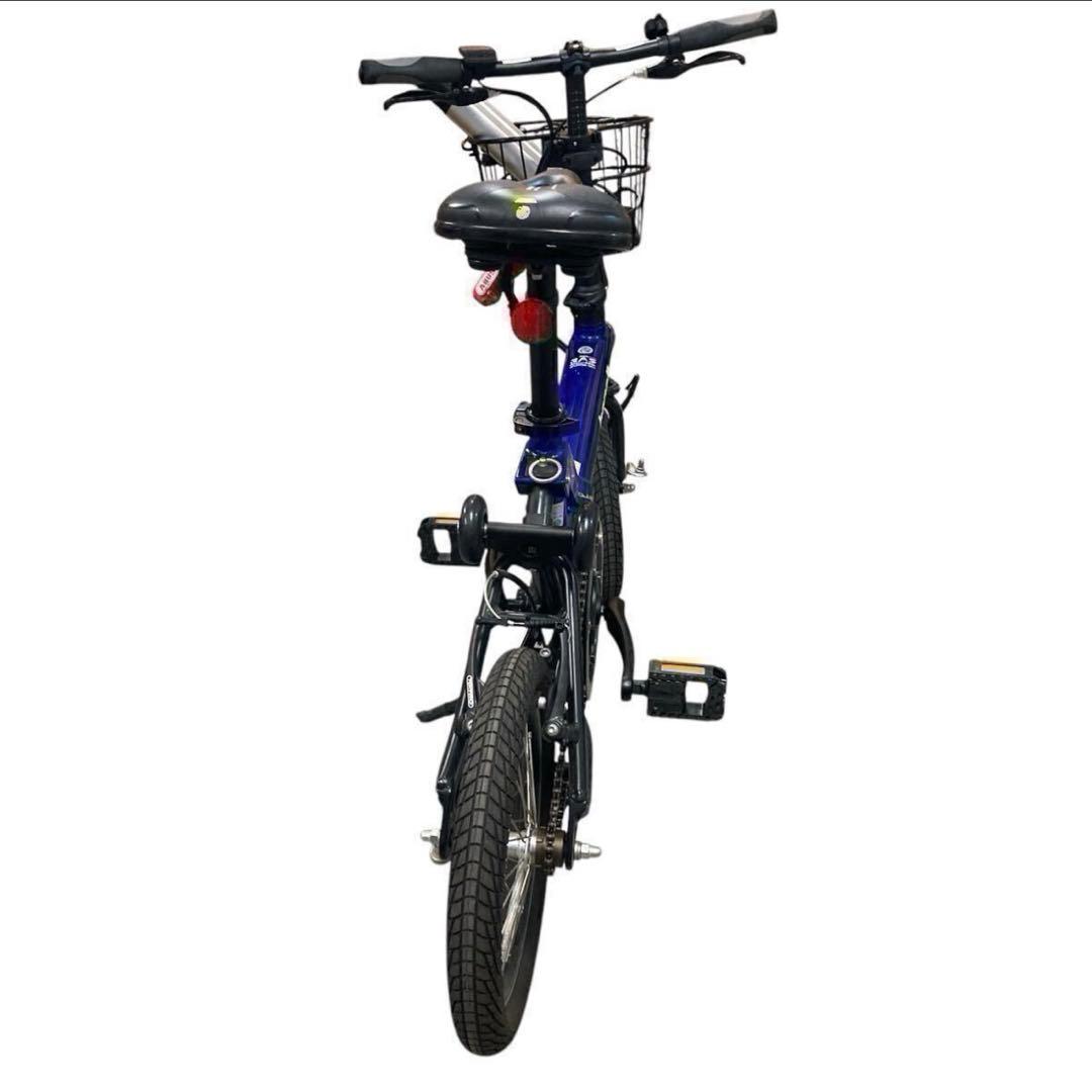 benelli mini Fold 16 popular ブルー 電動自転車