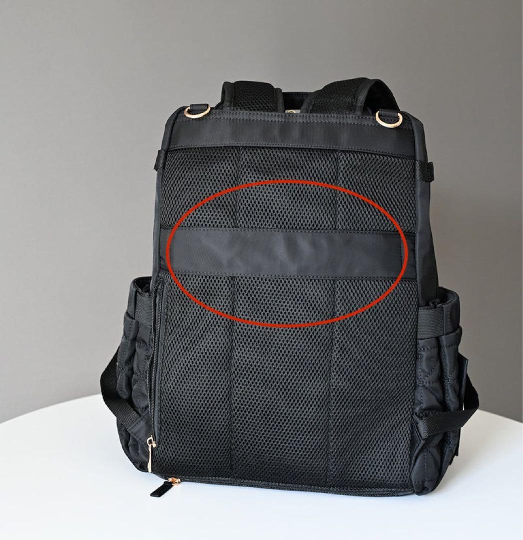 【新品】しまむら MUMU & Co. 多機能リュック マザーズリュック 黒