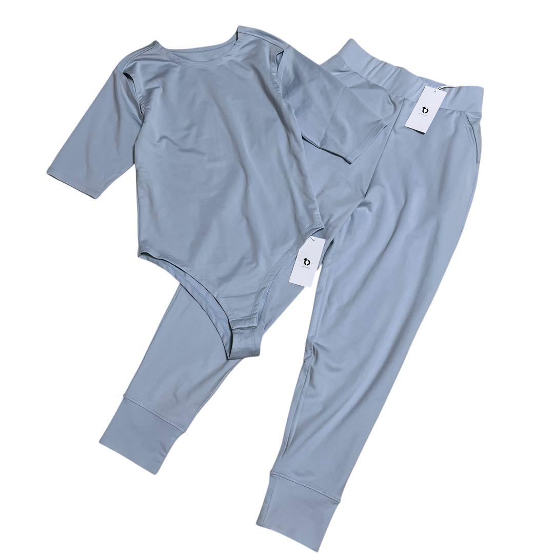 未使用タグ付TO UNITED ARROWS ヨガウェア セットアップ ブルー