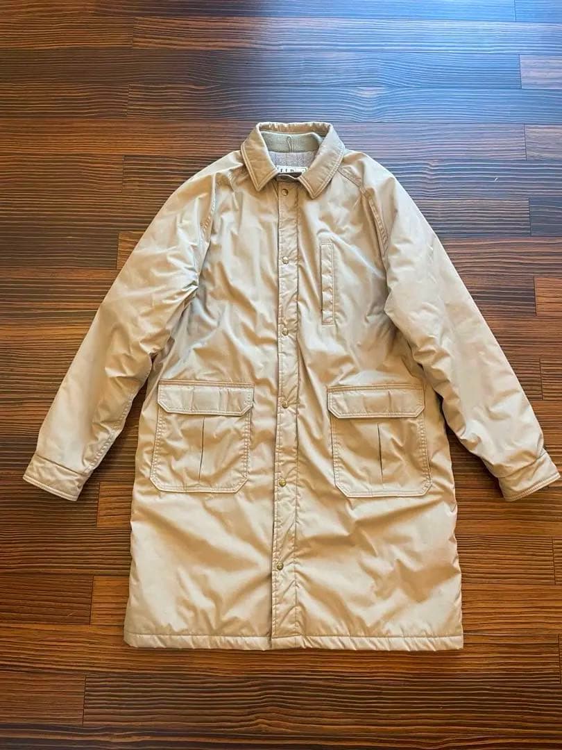 80's L.L.Bean Storm Coat 良品USA製 L ベージュ