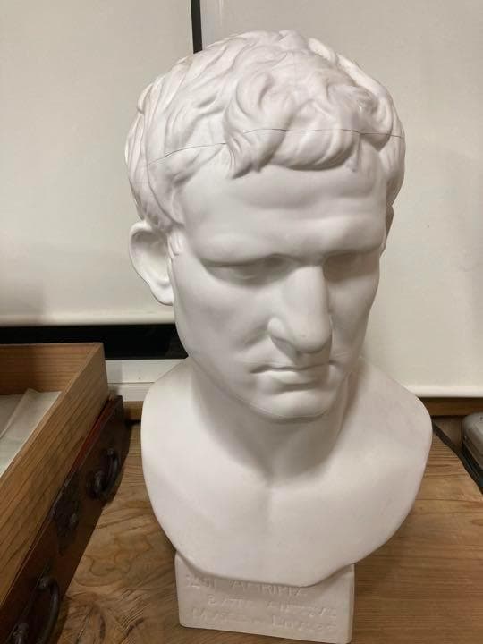 アグリッパ　石膏像　彫刻　胸像