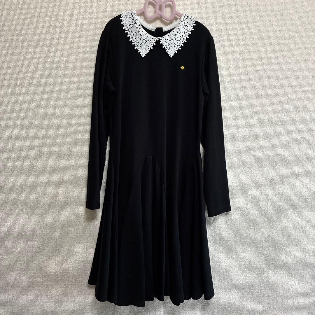 美品　ケイトスペード 160 襟付きワンピース