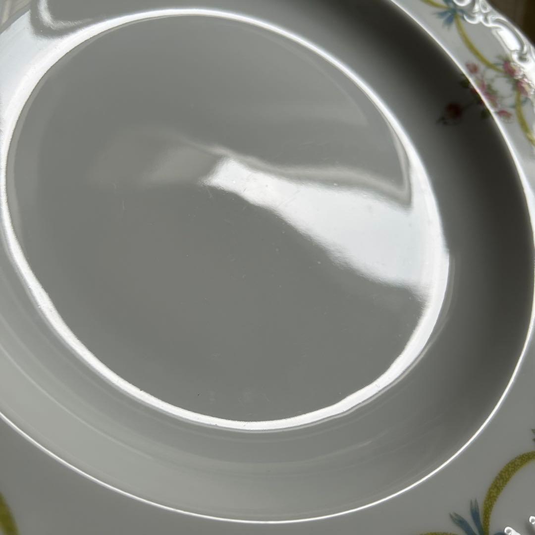 ドイツ製ROSENTHAL可憐なリボンガーランド ホイップレリーフディッシュ6枚