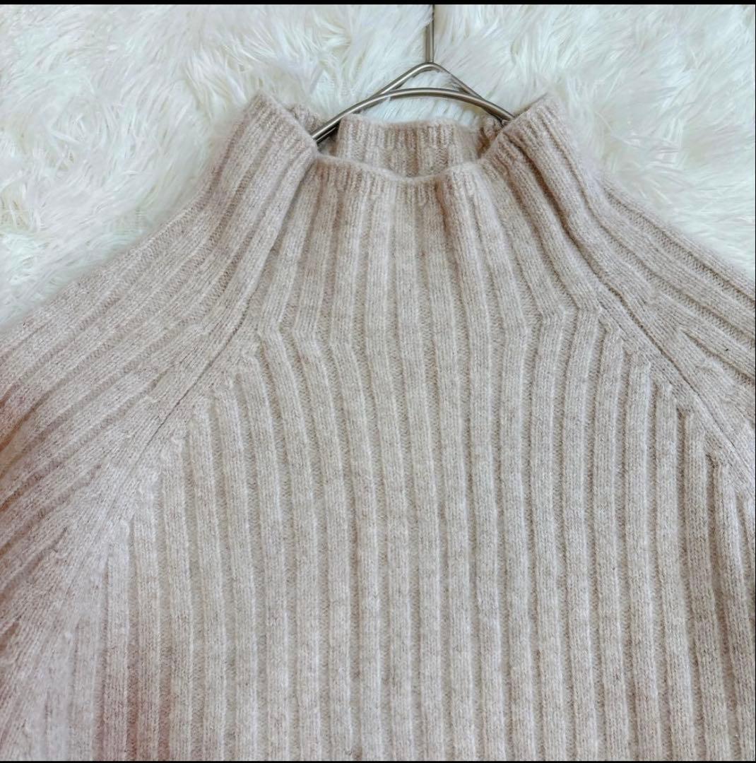美品✨セオリーリュクス 23年モデル カシミヤ ニット ボトルネック グレージュ