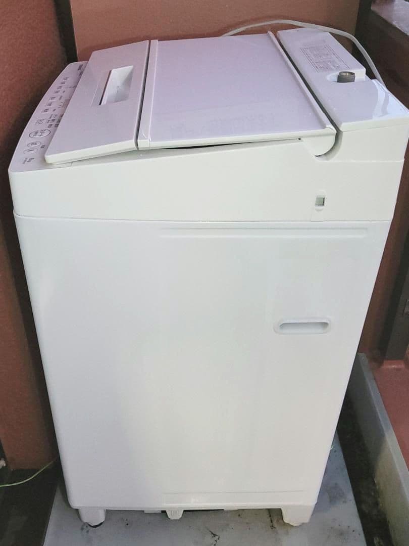 【極美品・清掃済】東芝 8kg 全自動洗濯機 ザブーン AW-8D9 21年製