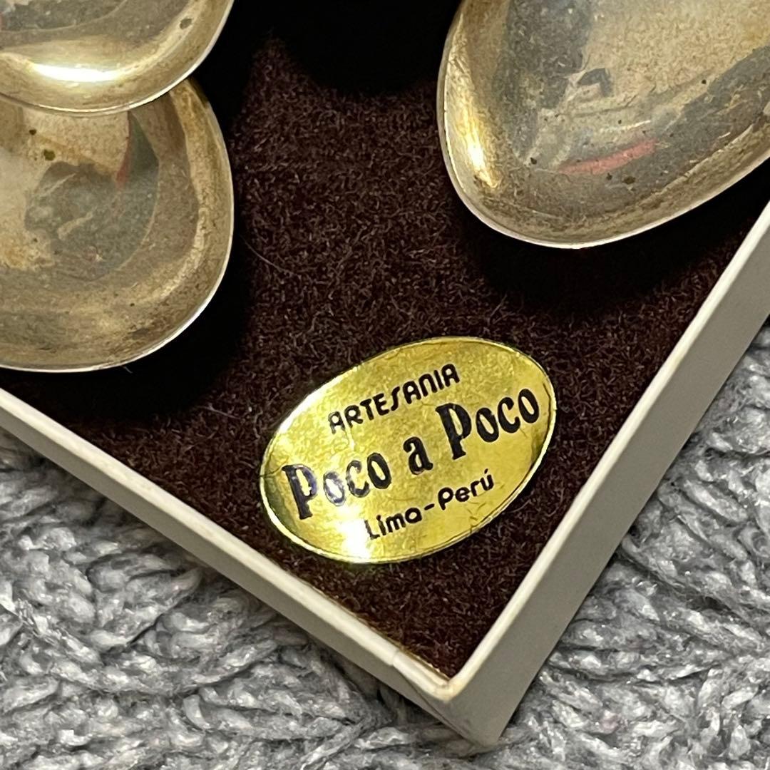 ケ*イ様 ペルーの銀製スプーン 5本セット　アンティーク