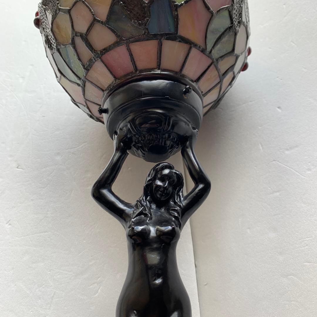 ステンドグラス フロアスタンド ランプ　卓上スタンド、アンティーク、ヴィンテージ