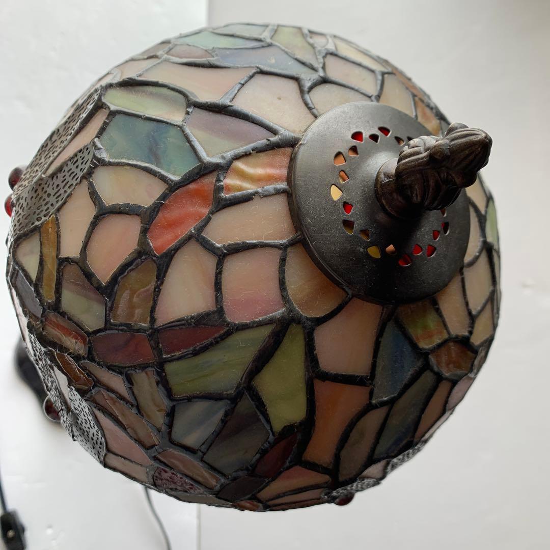 ステンドグラス フロアスタンド ランプ　卓上スタンド、アンティーク、ヴィンテージ