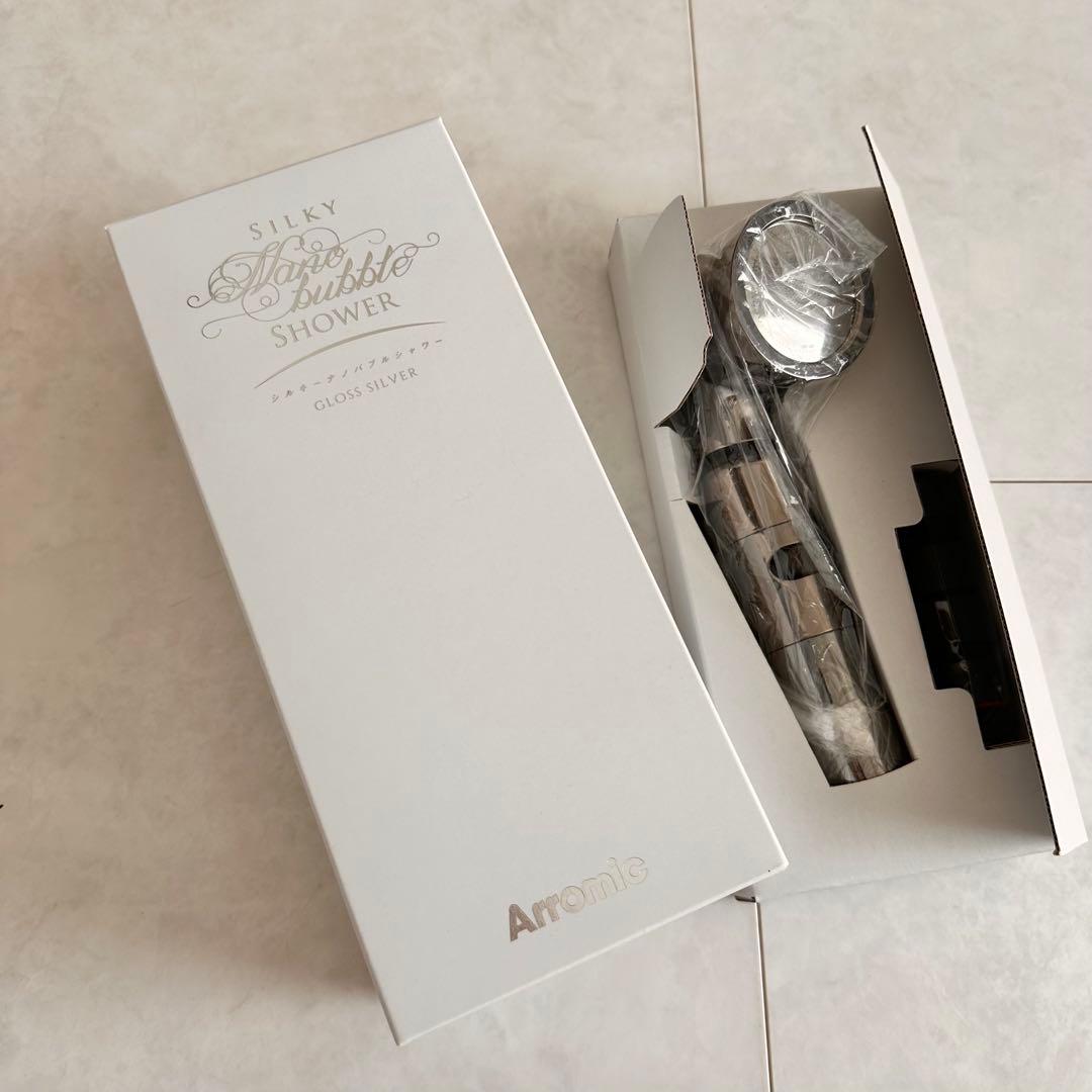 【新品】アラミック　シルキーナノバブルシャワー