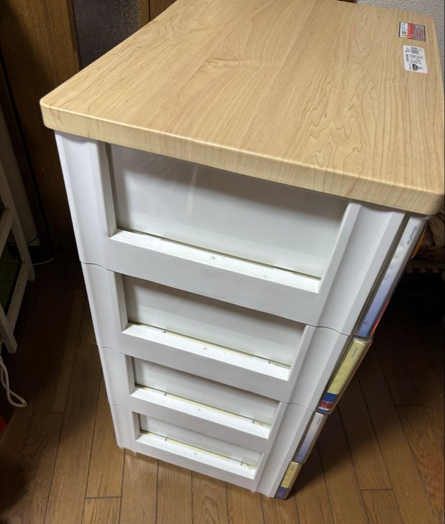 アイリスオーヤマ　カーズデザイン　天板あり　4段　チェス　タンス