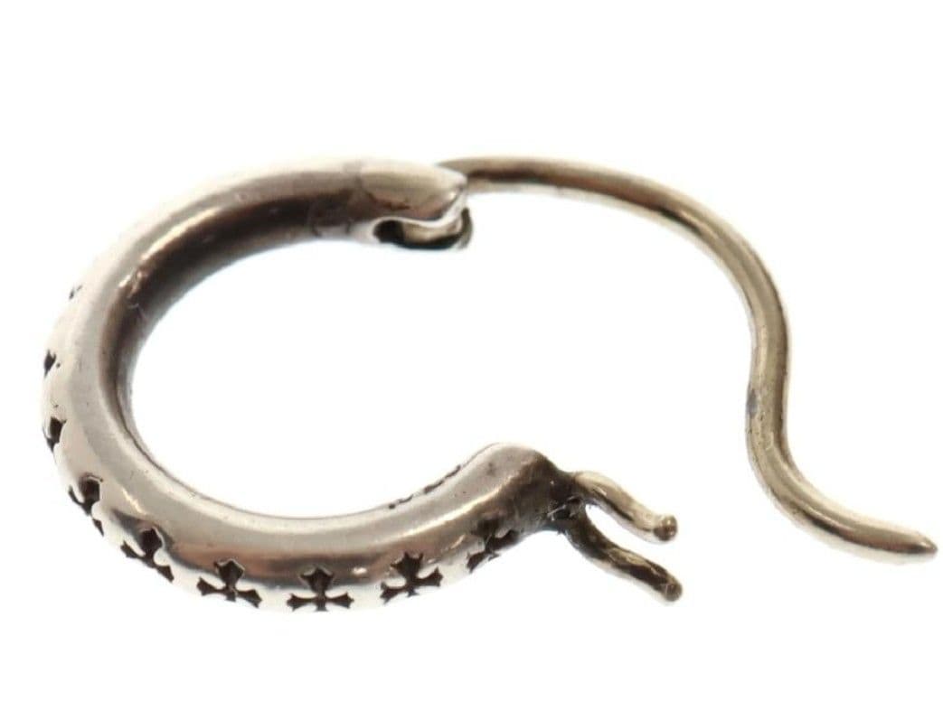 【超貴重】クロムハーツ HOOP TFL SML シルバー ピアス メンズ