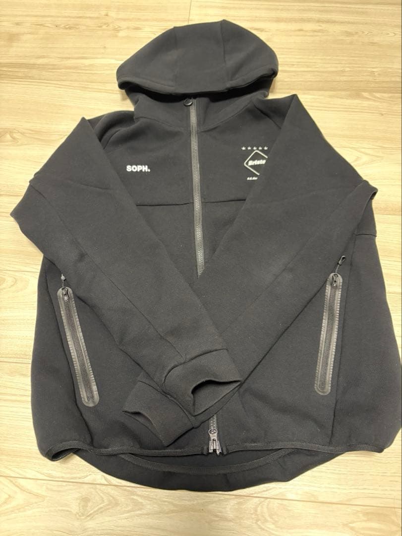 F.C.Real Bristol FCRB 23AW ジップ パーカー ブラック