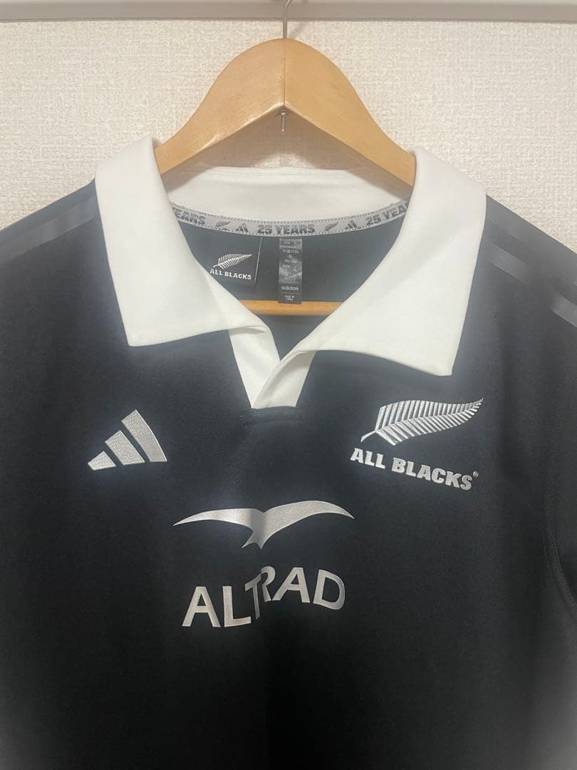 アディダス　オールブラックス　ホームジャージ　XL