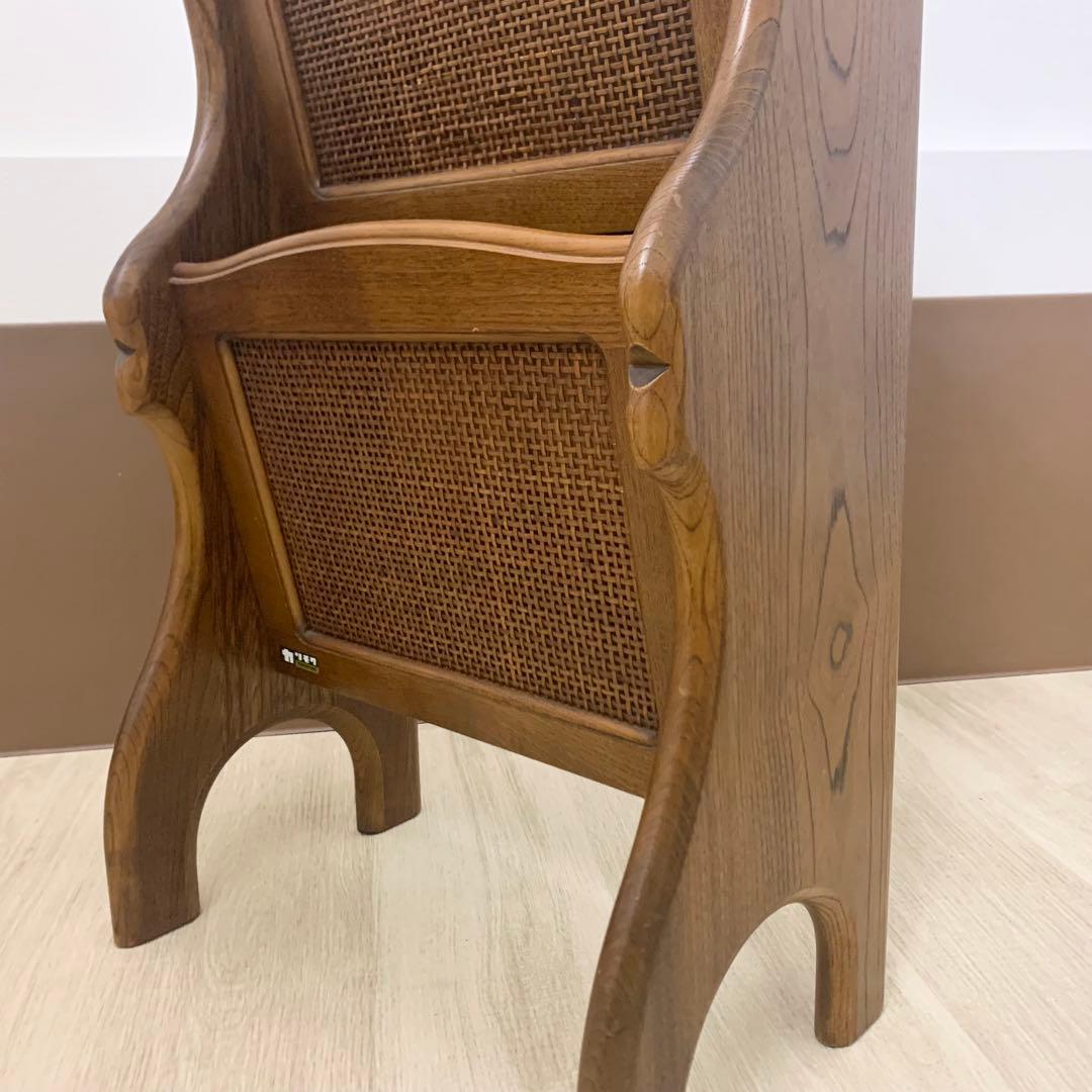 【美品】カリモク マガジンラック 木製ヴィンテージ 昭和レトロ