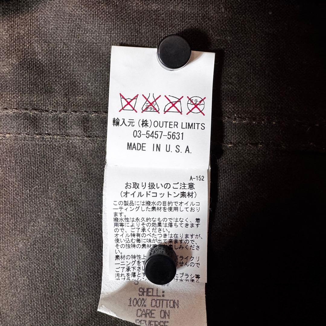 【未使用品】Nigel Cabourn × FILSON オイルドロングコート