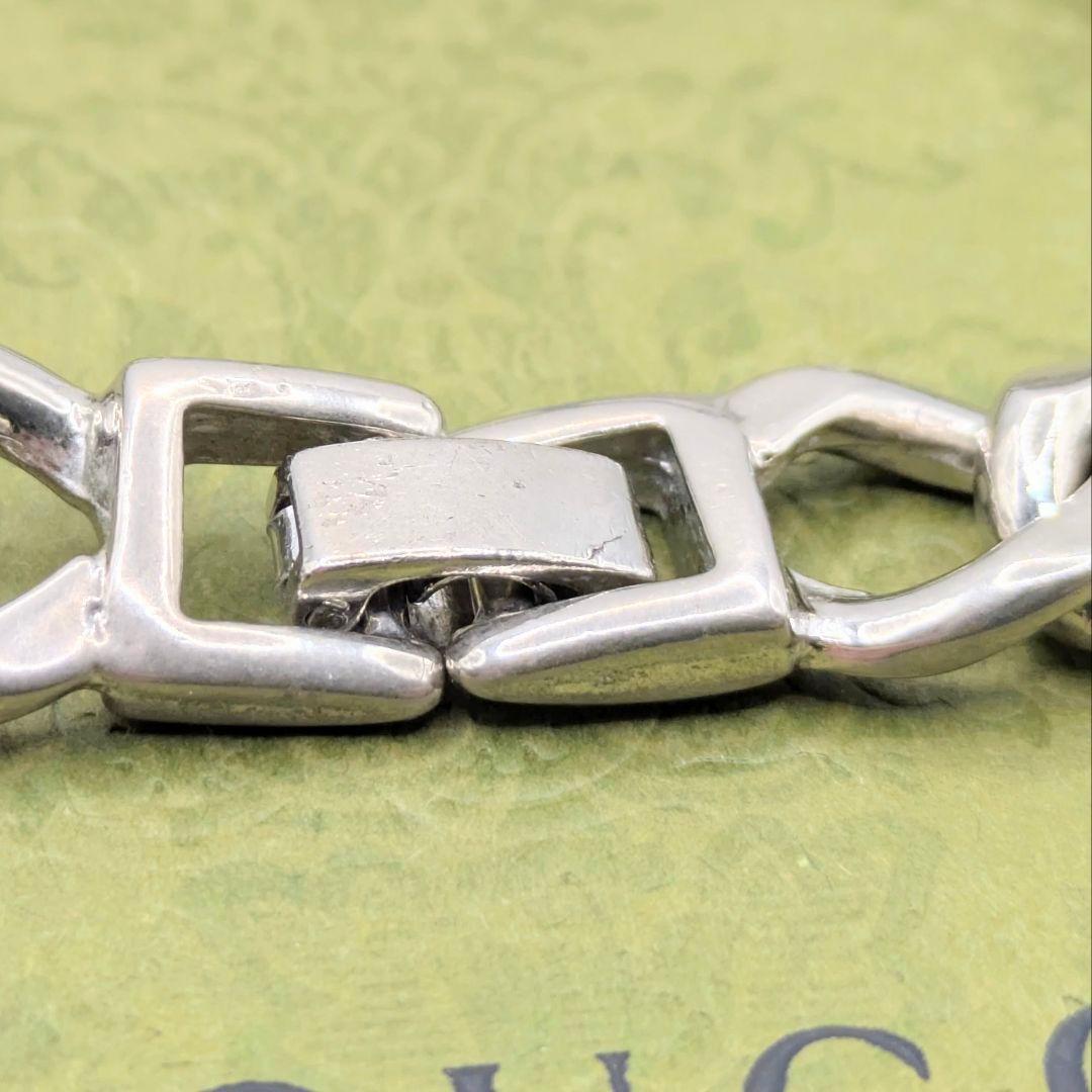GUCCI グッチ インターロッキング 喜平調ブレスレット 箱付