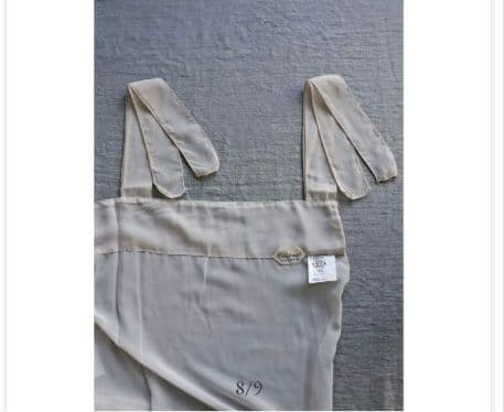 Chez moiカーテンOrganza Basicグレージュ140x220cm