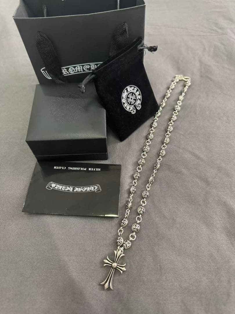 【限定値段】 スモールクロスボールネックレス