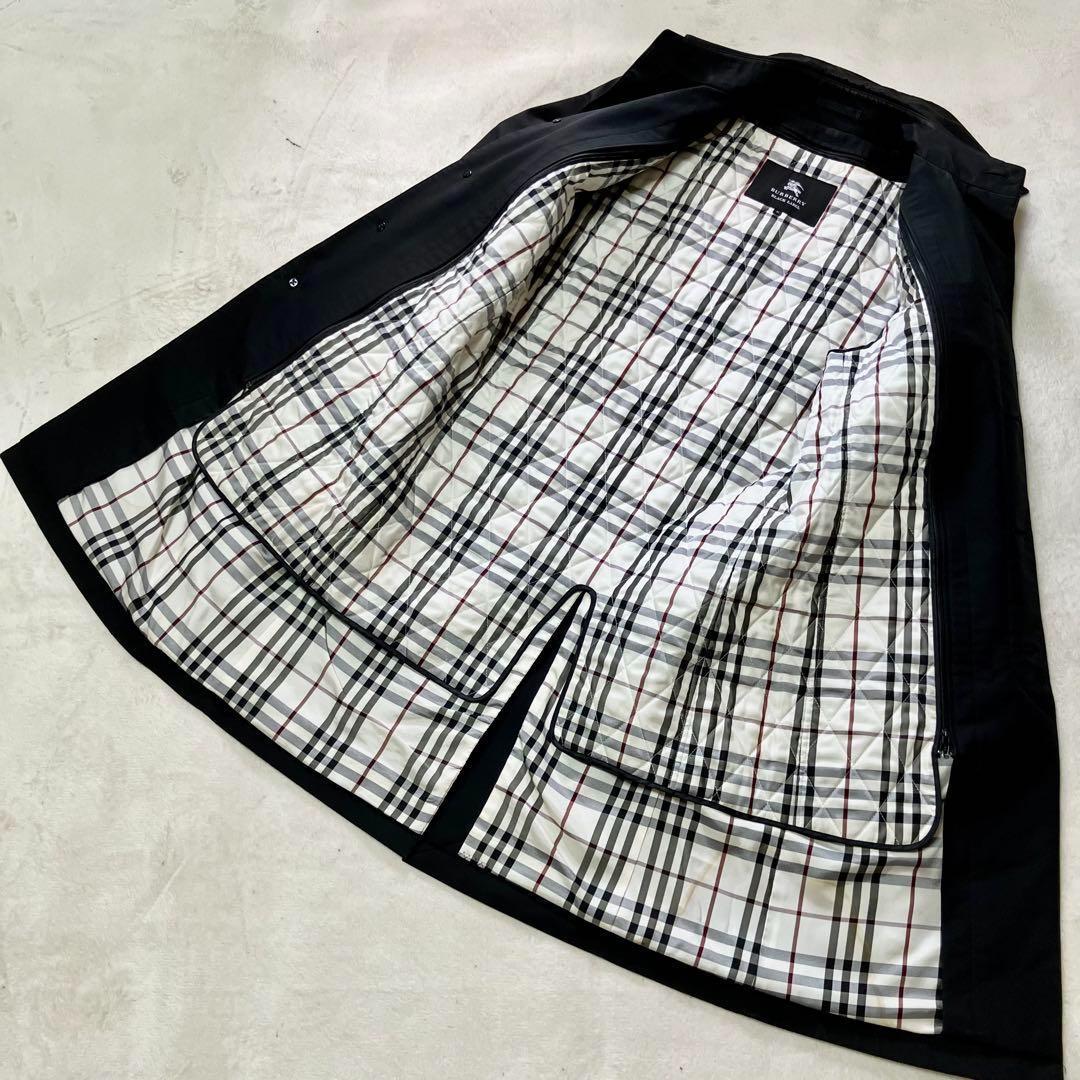 [値下げ処分価格] バーバリーブラックレーベル　ステンカラーコート　ライナー付