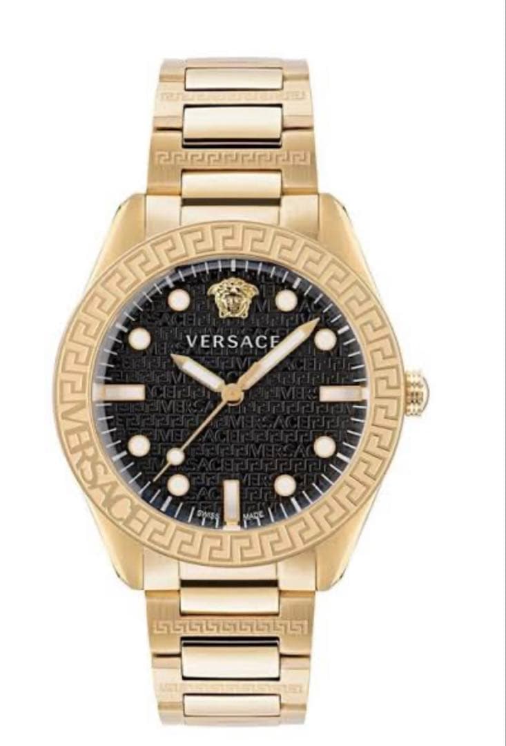 VERSACE ヴェルサーチェ　グレカドームクォーツ　ゴールド