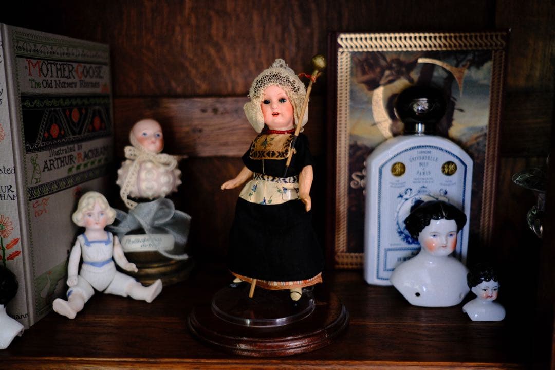 ヴィンテージ コンポジションドール ドールハウス ミニョネット オランダ