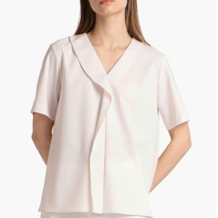 美品　Theory Luxe　ブラウス　ピンク　近年モデル　38　洗える