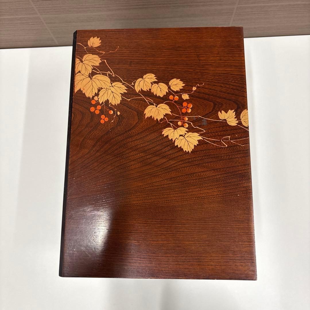 木製3段引き出し小物入れ、折り畳み机