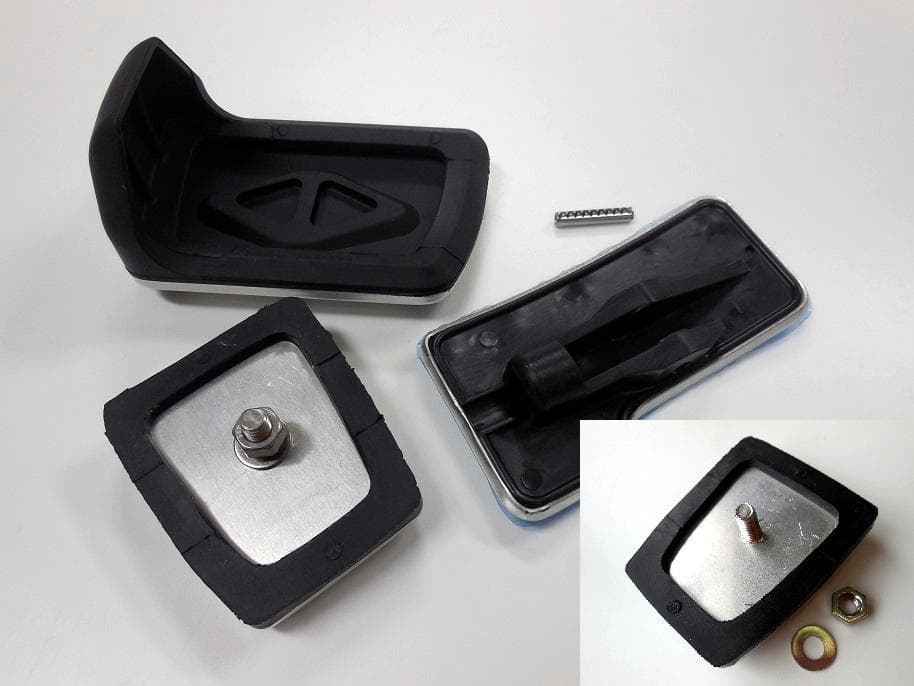 50系プリウスに☆ 純正 アルミペダル 3点　アクセル＆ブレーキ＆フットブレーキ