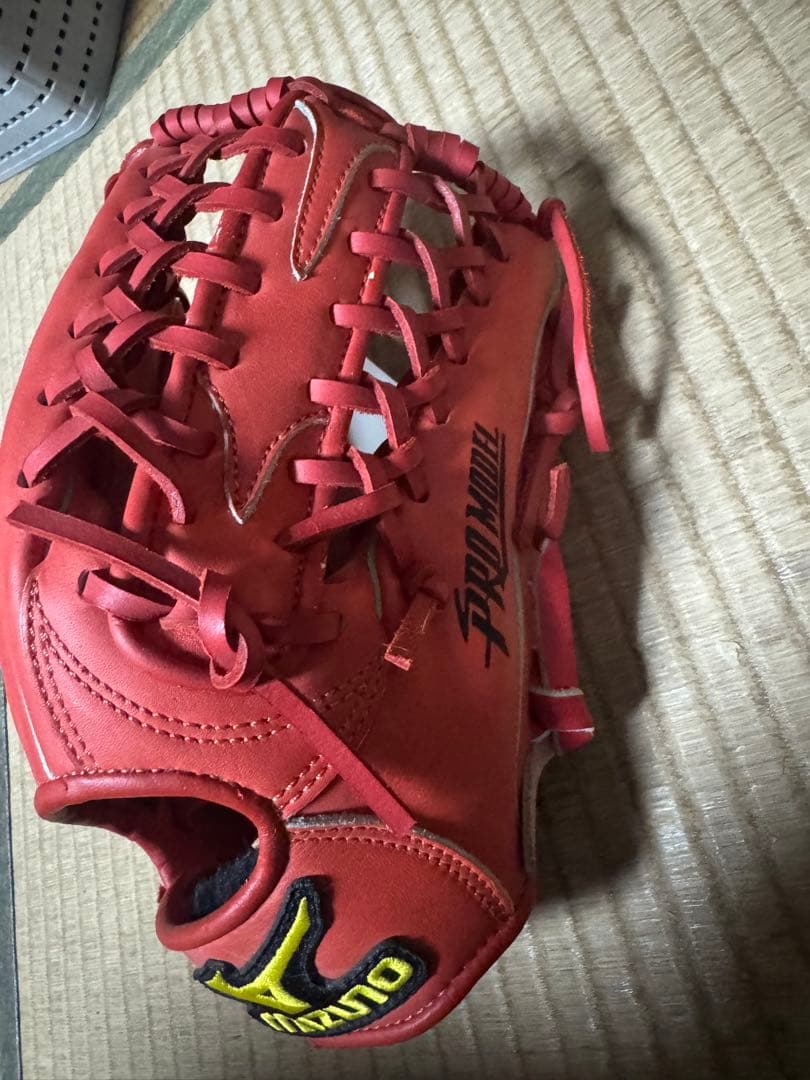 Mizuno Pro Model 軟式グローブ レッド　イチローモデル