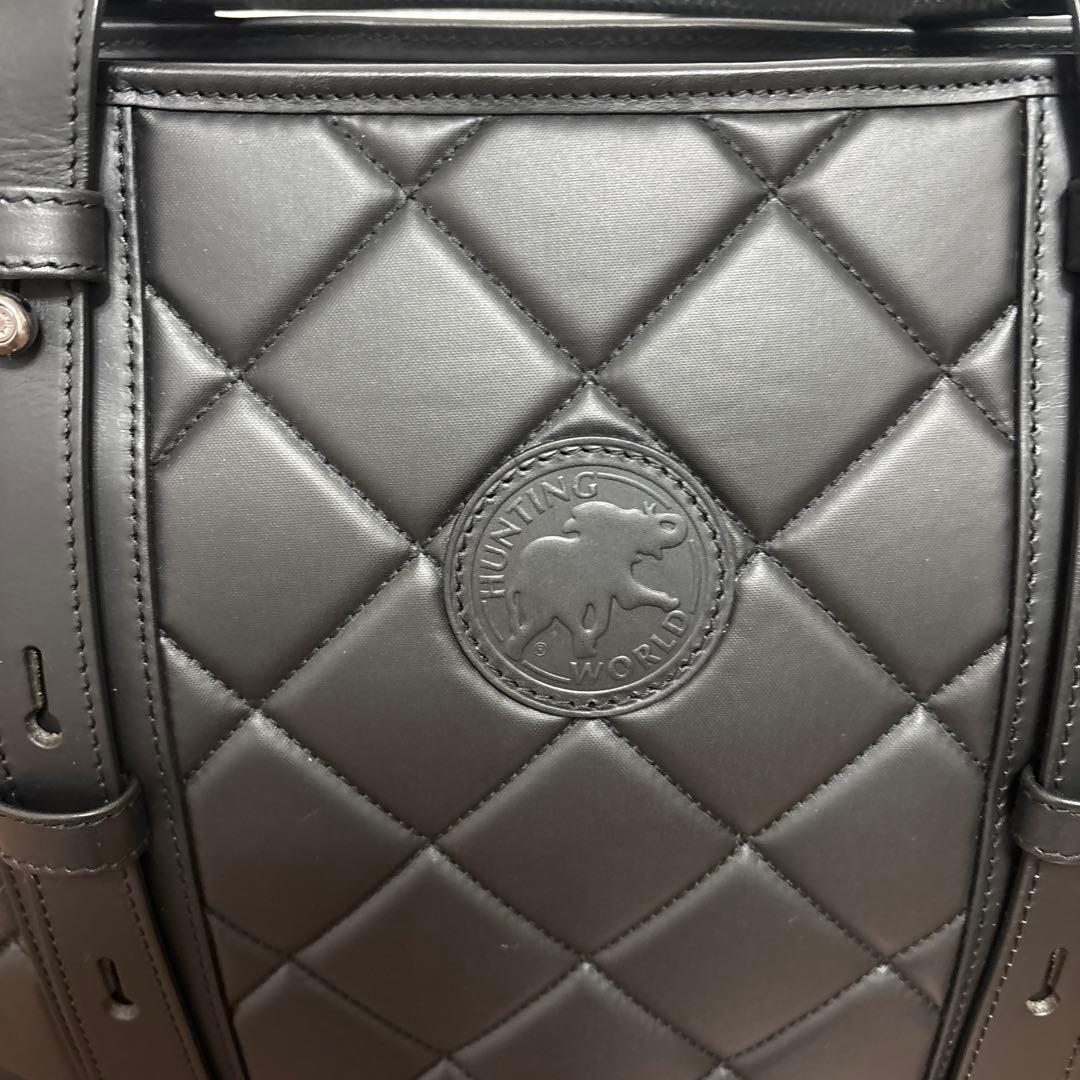 【新品未使用】HUNTING WORLD バチュークロスキルティングトート
