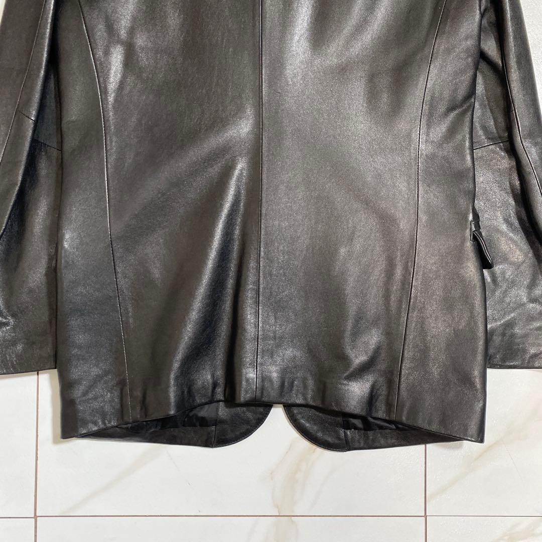 希少⭐︎FREEDOM 90s ラムレザー テーラードジャケット 羊革