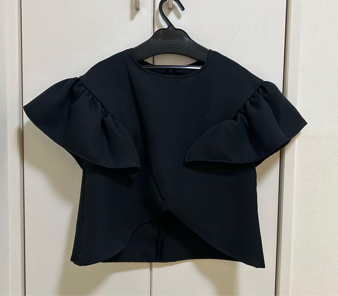 美品　maison de dolce フィオーレトップス　ブラック　パンツ