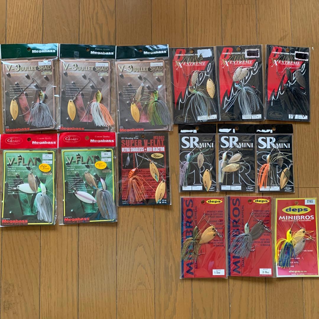 値下げ　スピナーベイト新品未使用いろいろ15個セット②