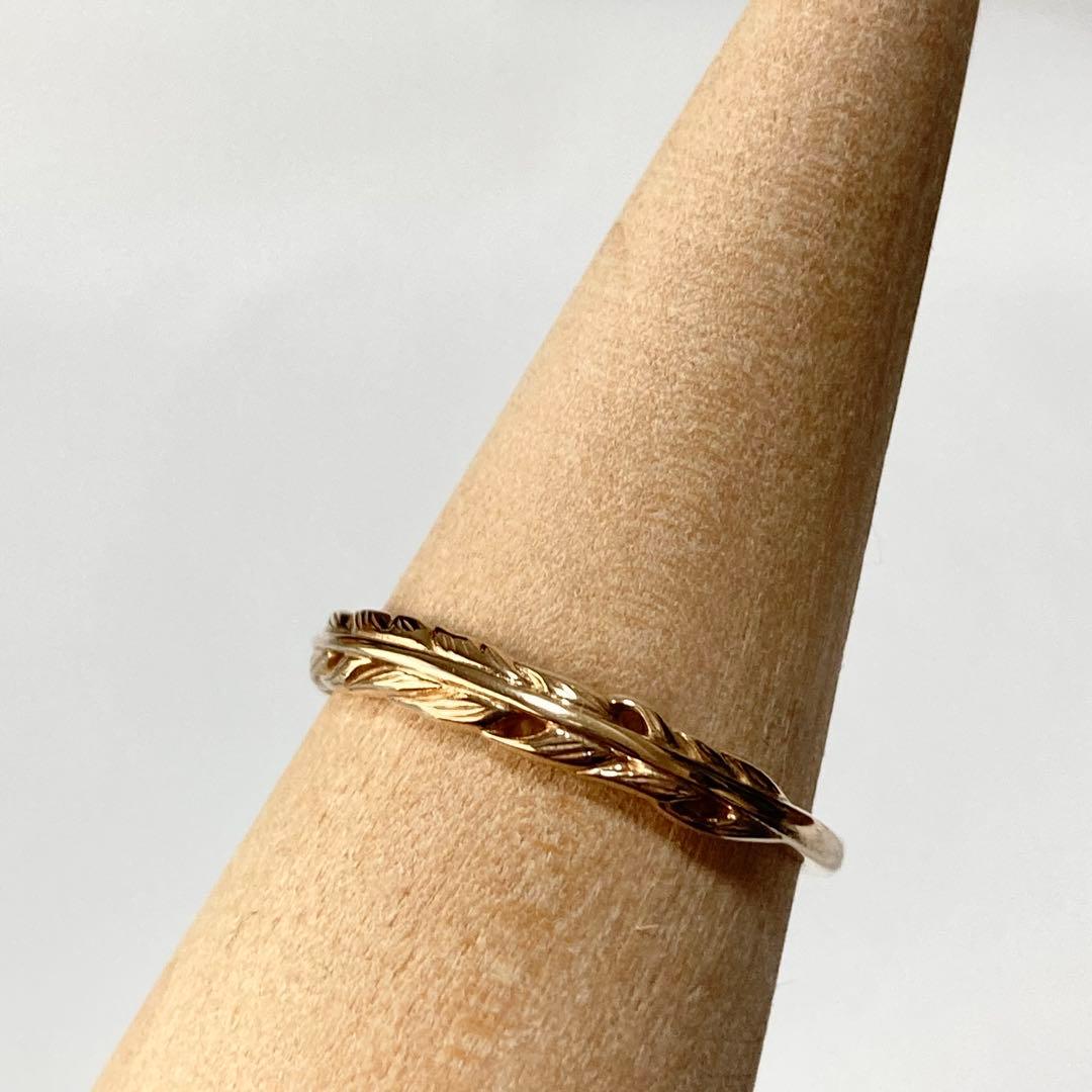 NOJESS K5 フェザーリング｜羽根モチーフ｜11号 美品 箱付