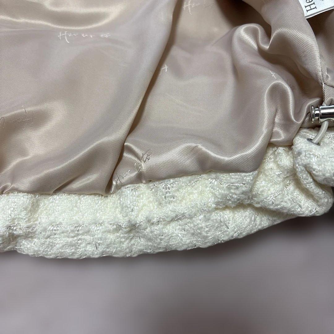 ジャケット・アウター Herlipto Hooded Tweed Down Jacket