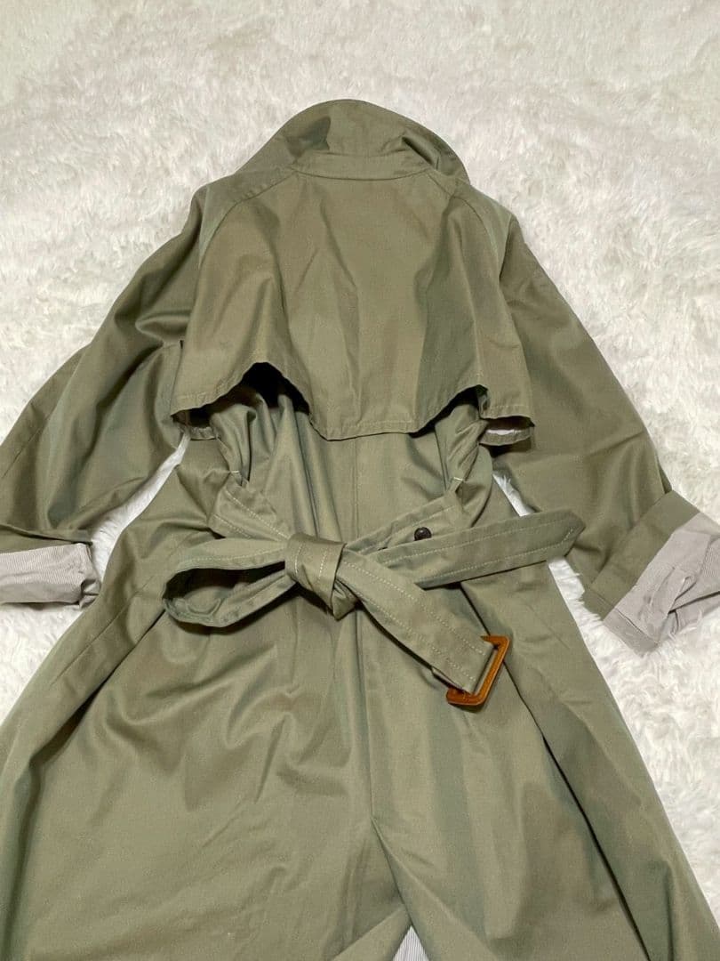 【タグ付未使用】Plage（プラージュ） トレンチコート カーキ 38