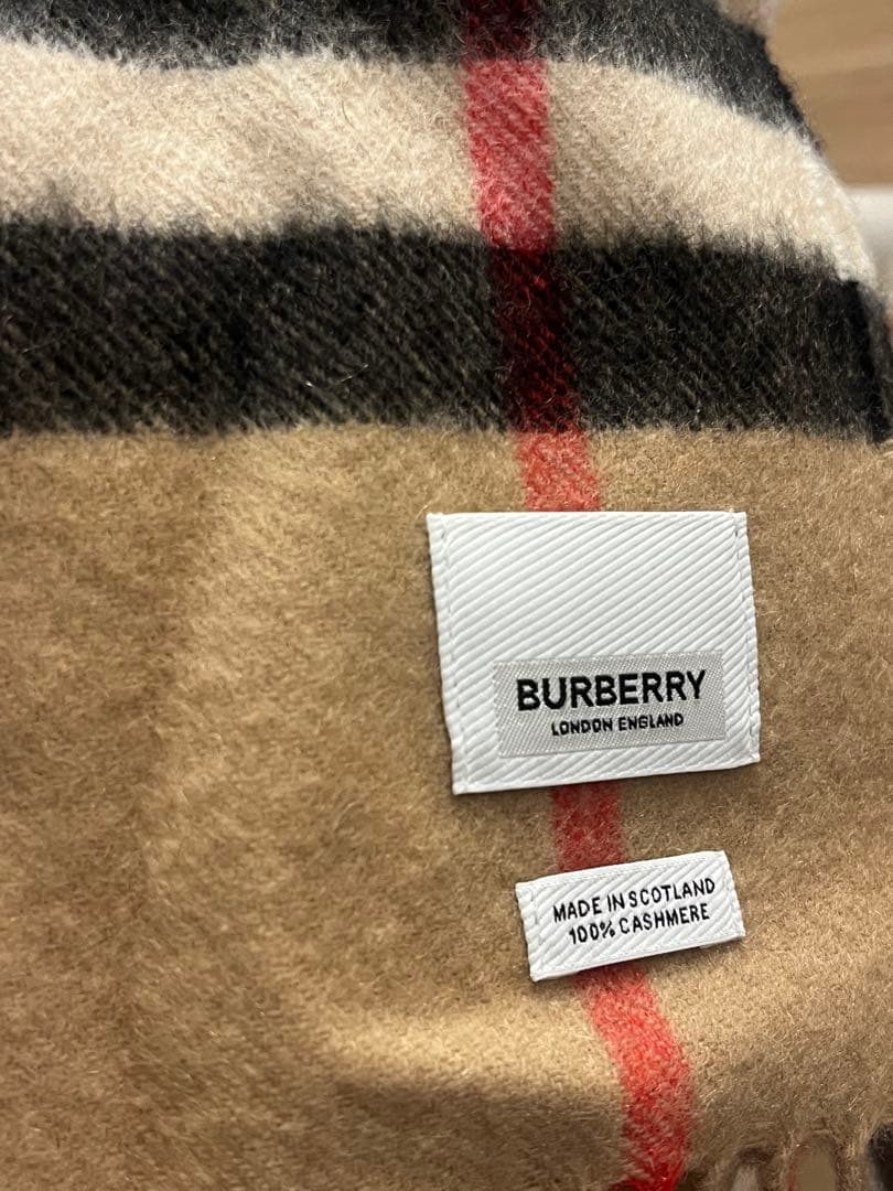 ✨極美品✨BURBERRY LONDON 100%カシミヤ　マフラー