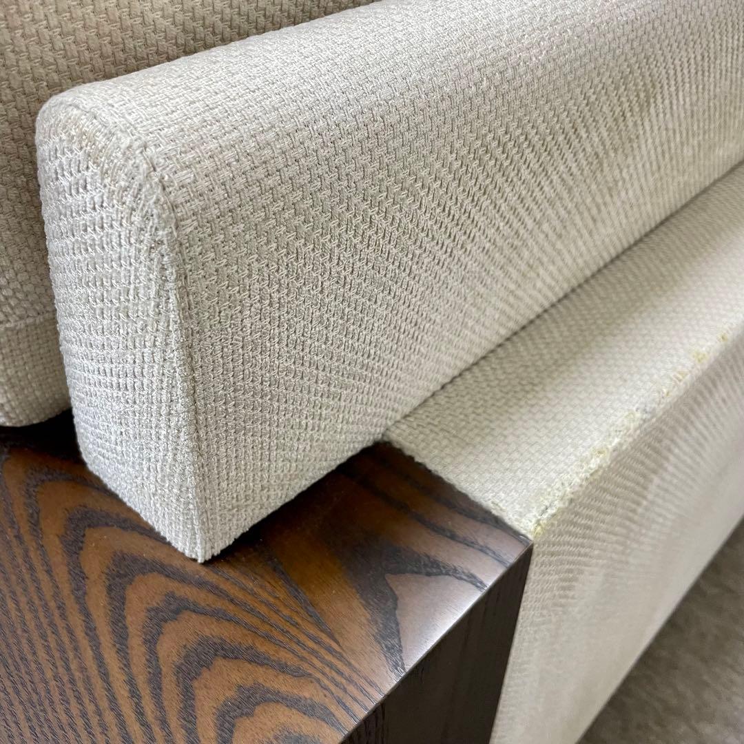 【karimoku】2人掛椅子ロングUU4512K117(2014年生産)