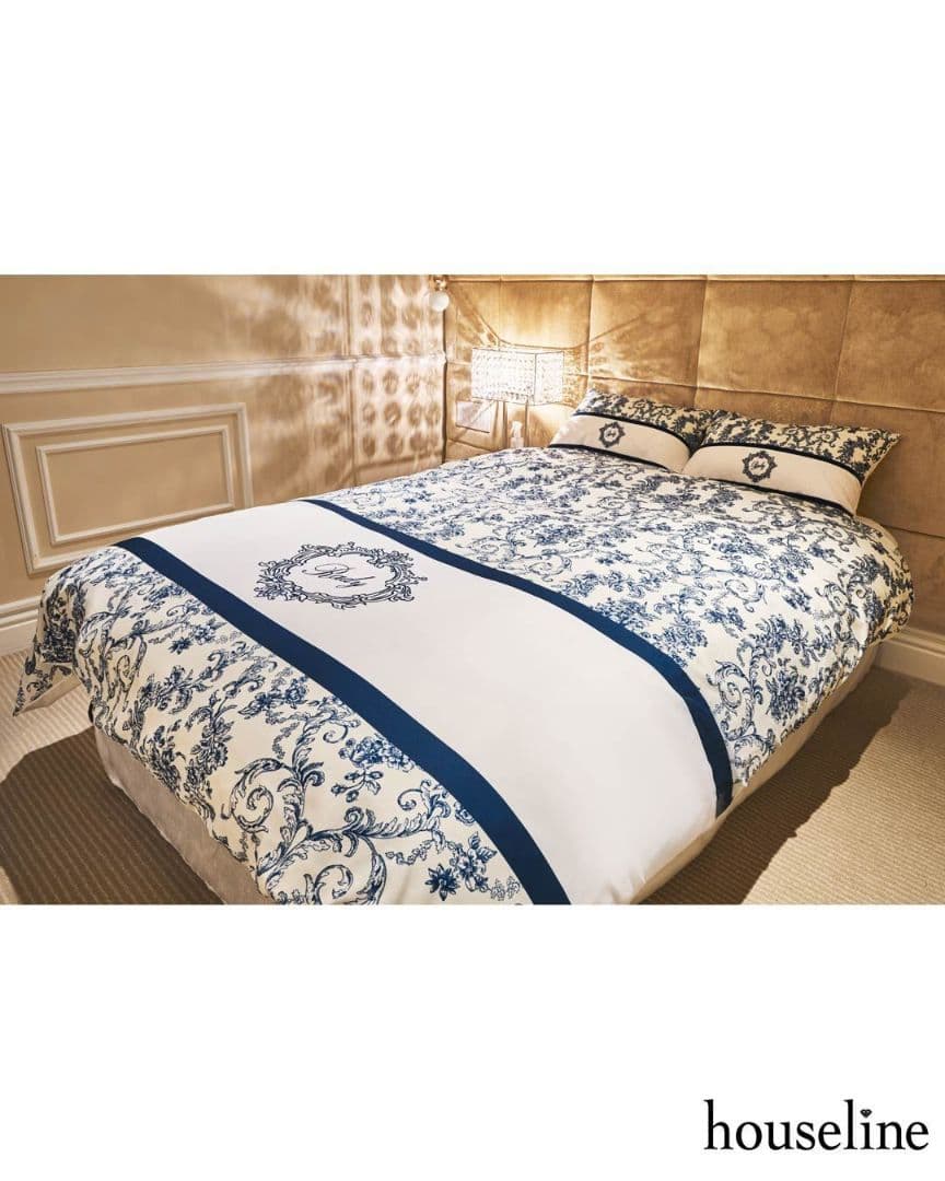 【新品未開封】Radyダマスクフラワーベッドカバー　M00233　シングルサイズ