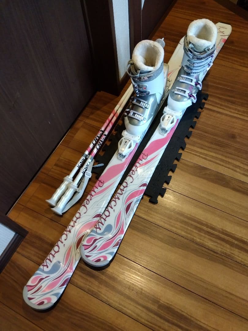 美品/PURECONSCIOUS/レディース用/スキーセット/メンテ・WAX済✔