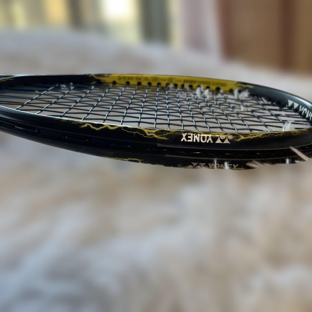 美品 ソフトテニスラケット ボルトレイジ70s YONEX ブラック/イエロー