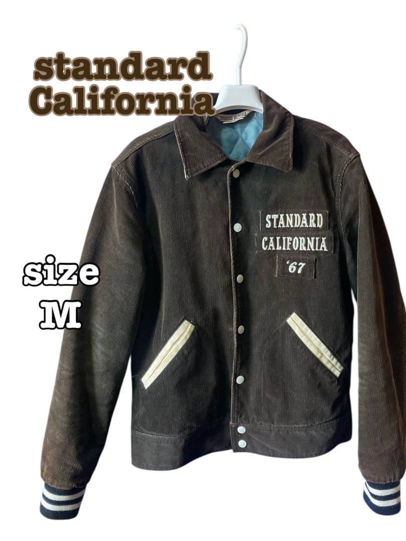 超希少！スタンダードカリフォルニア レタードジャケット コーデュロイ　スタジャン