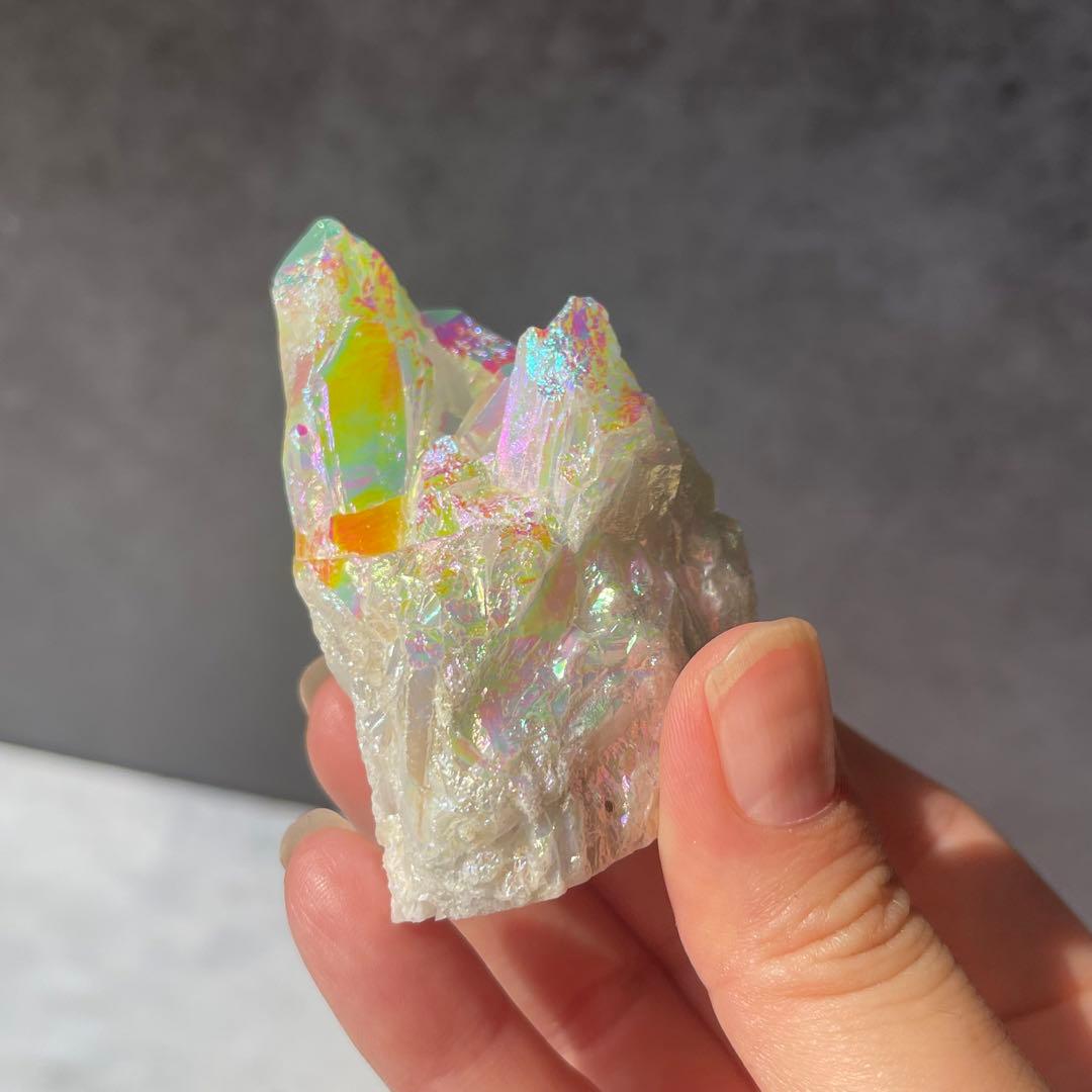 フローライト 天使 エンジェル オーロラクォーツ セット 商品詳細必読