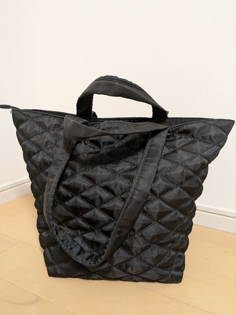 soleile 撥水 2wayトート ブラック