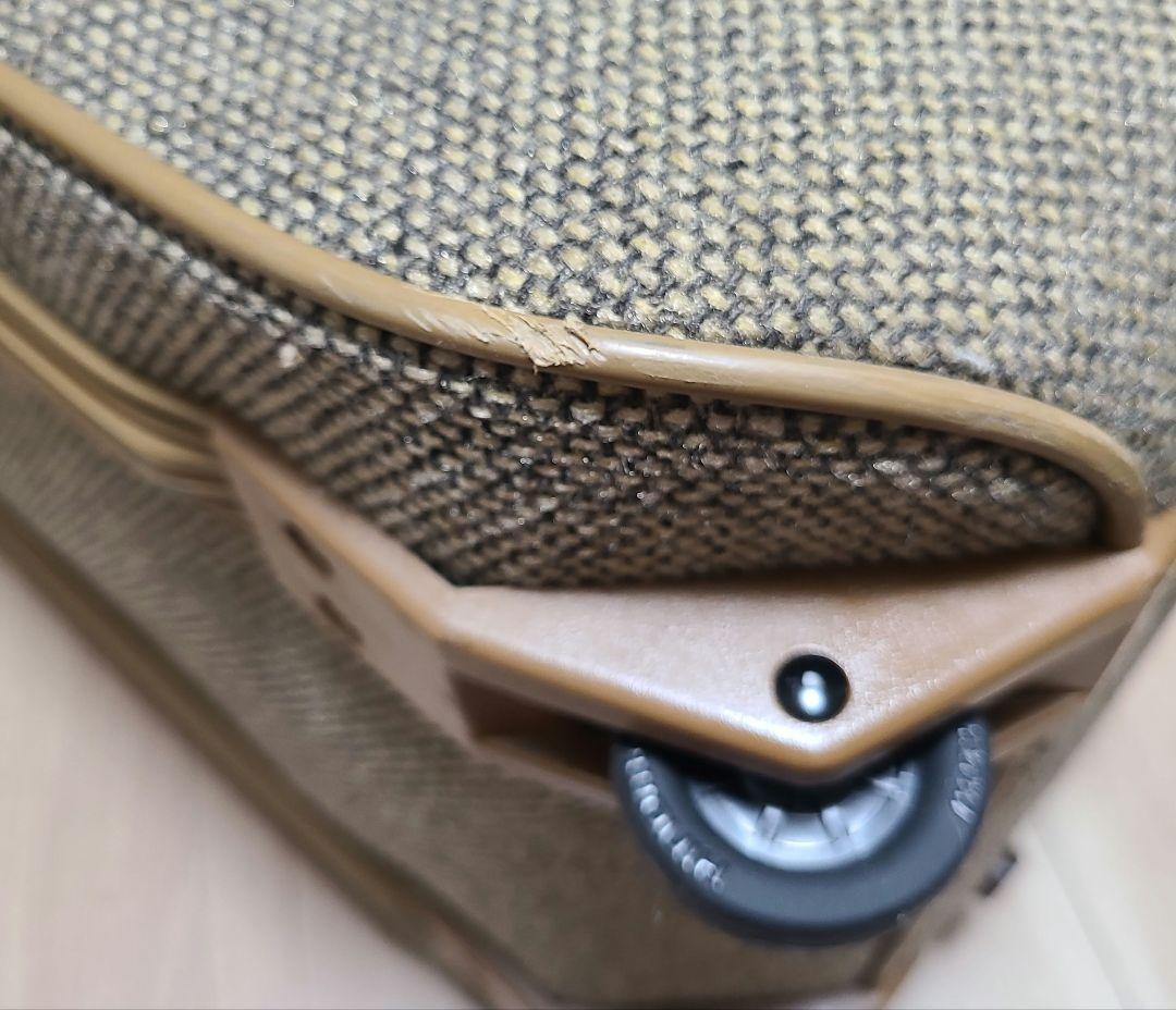 ハートマン キャリーケース ツイード/ベルティングレザー