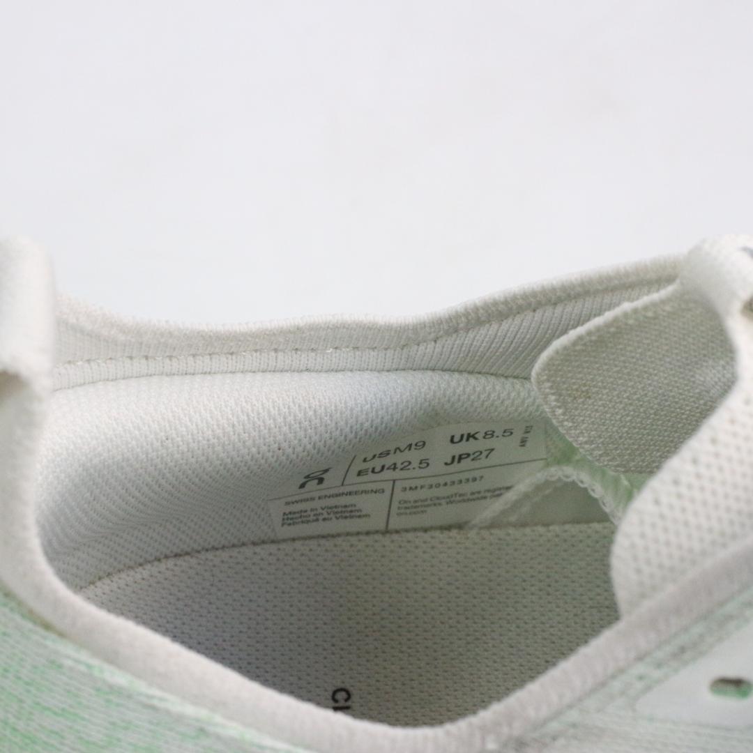 On オン クラウドサーファーマックス ホワイト/グリーン 27cm