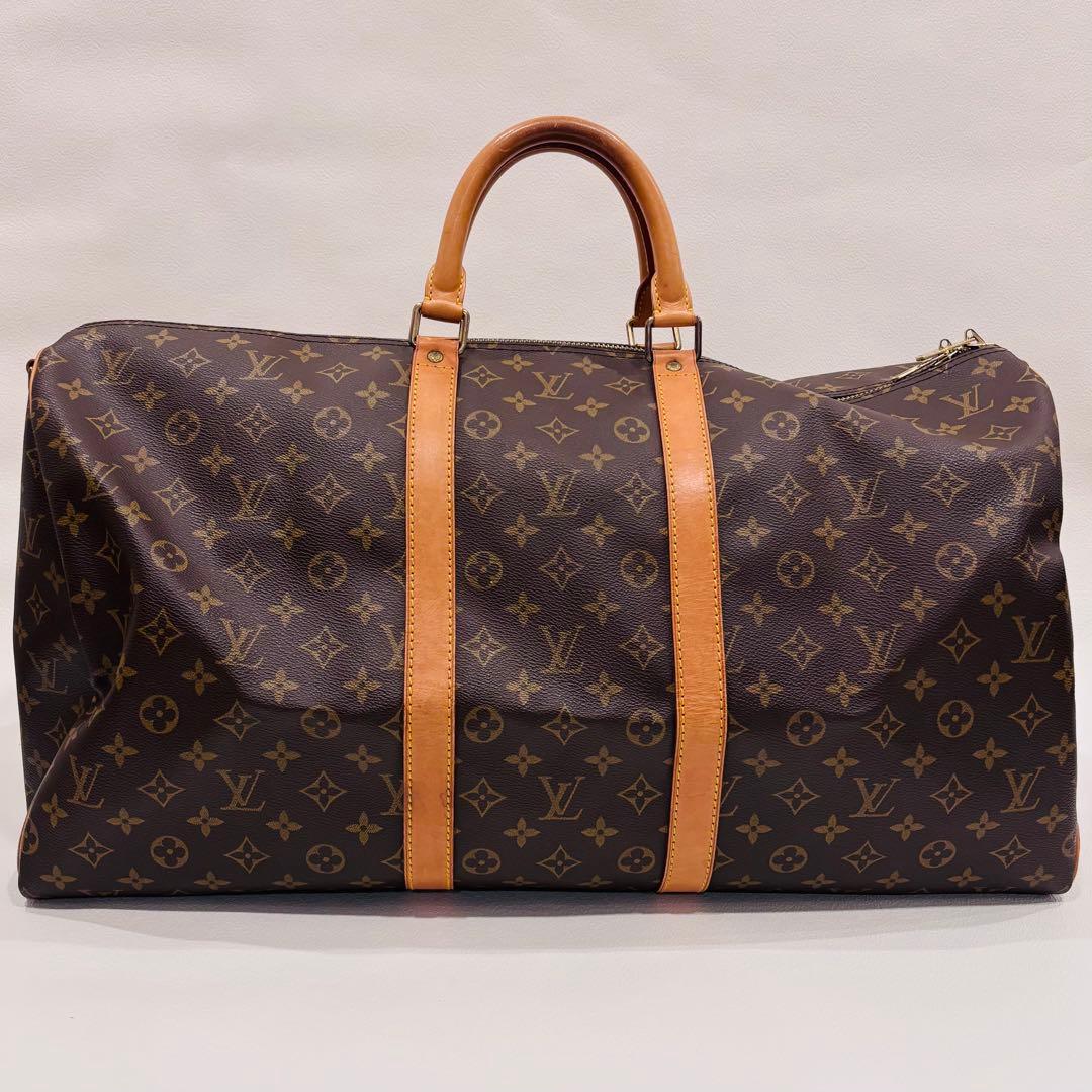 ルイヴィトン キーポル バンドリエール50 モノグラム　ボストン　レトロ