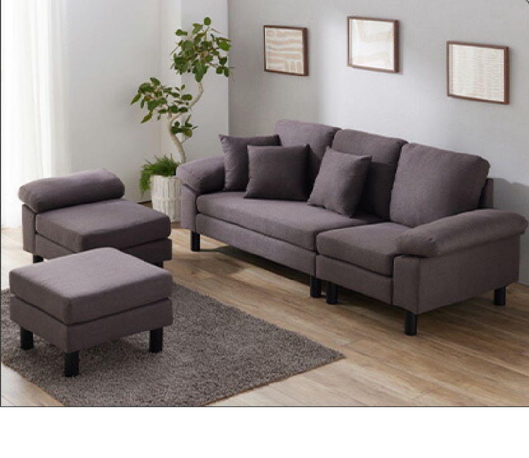 ソファ　ソファー　ソファセット　ソファベッド　L字ソファ　フロアソファ　ブラウン