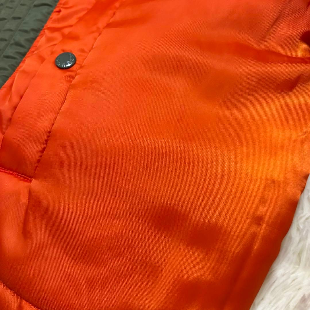 AVIREX フライトジャケット アーチロゴ コマーシャルロゴ M カーキ