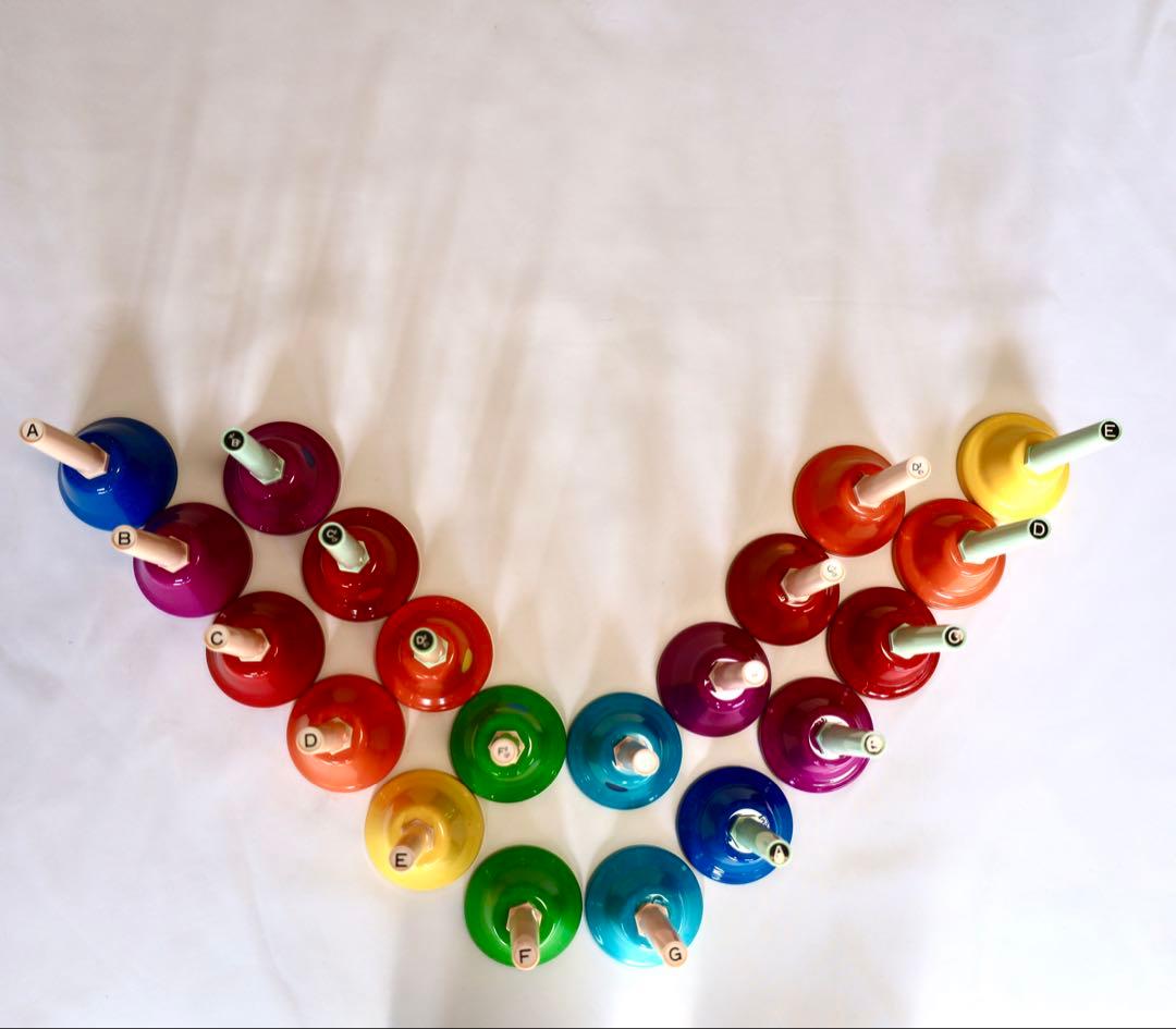 ウチダ ミュージックベル ハンドベル 20音 20個　株式会社 内田洋行